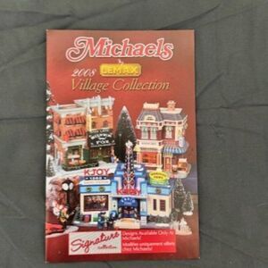 2008 Michaels Lemax Christmas Village Collection Catalog #84910MC